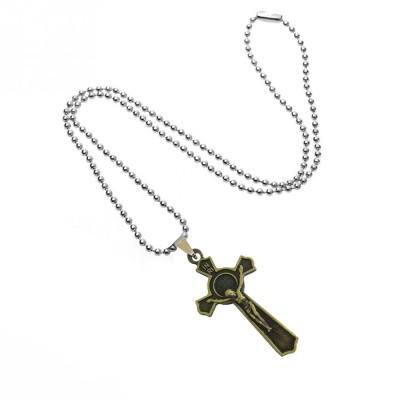 Jesus Christ Cross Metal Pendant